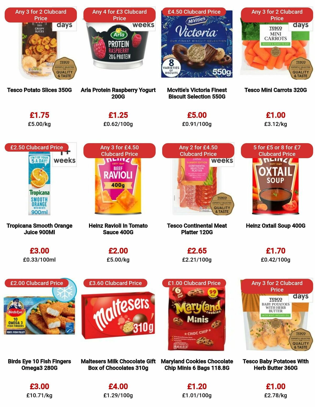 TESCO Offers from 26 October