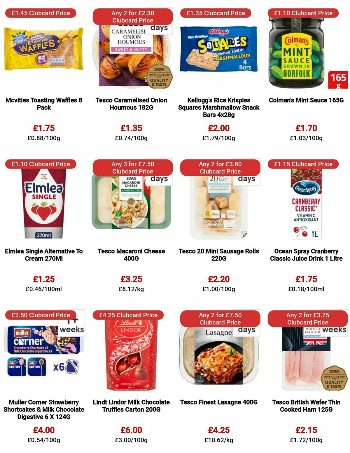 TESCO Offers from 26 October