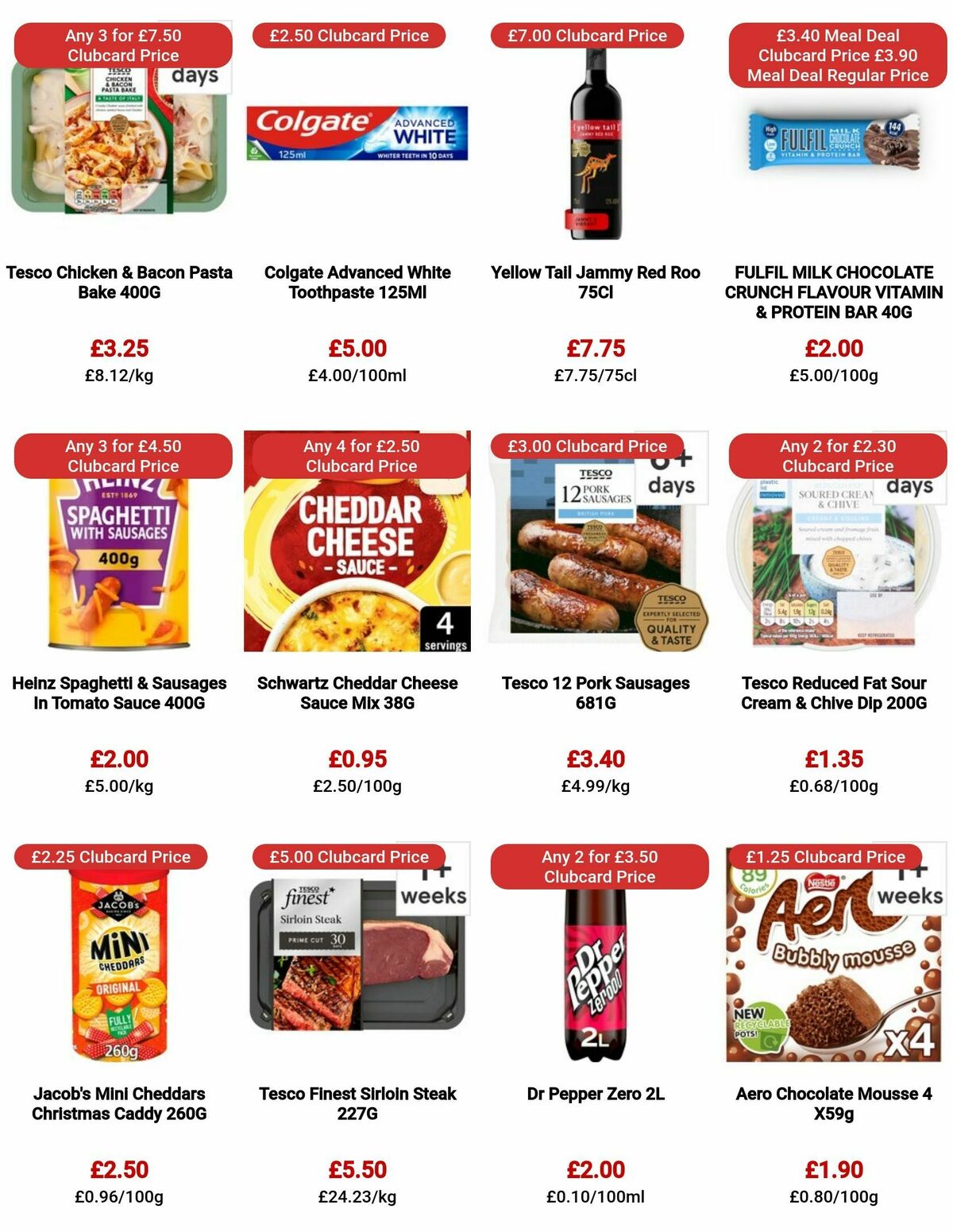 TESCO Offers from 26 October