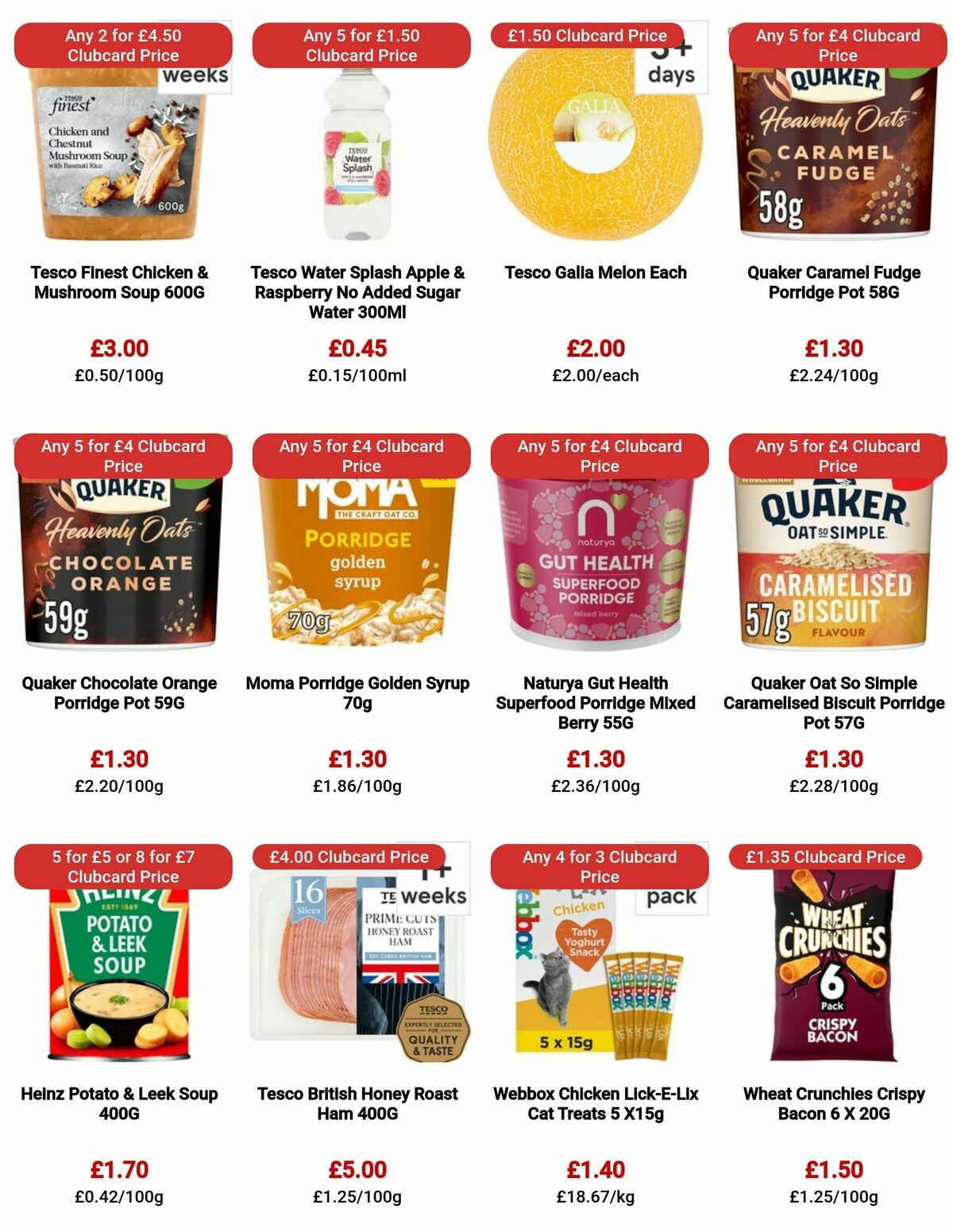 TESCO Offers from 26 October