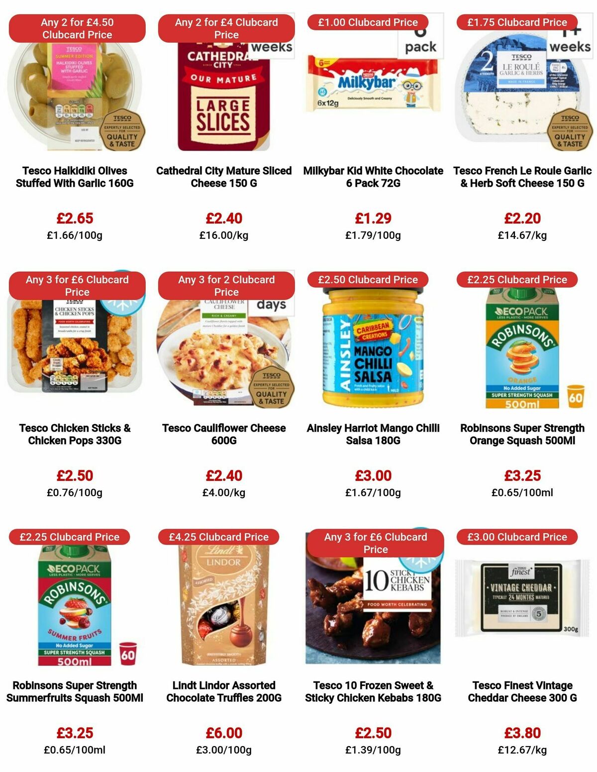 TESCO Offers from 26 October