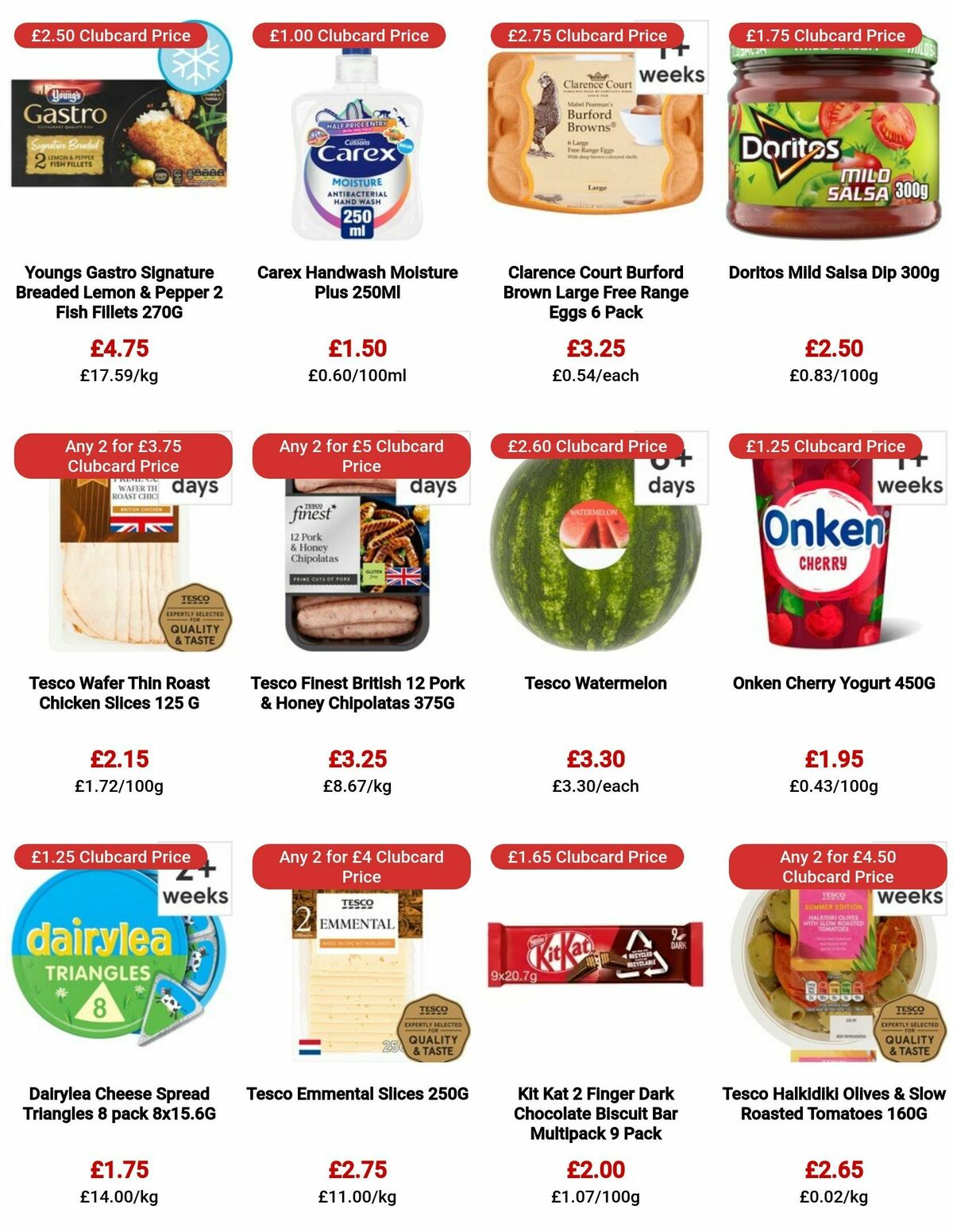 TESCO Offers from 26 October