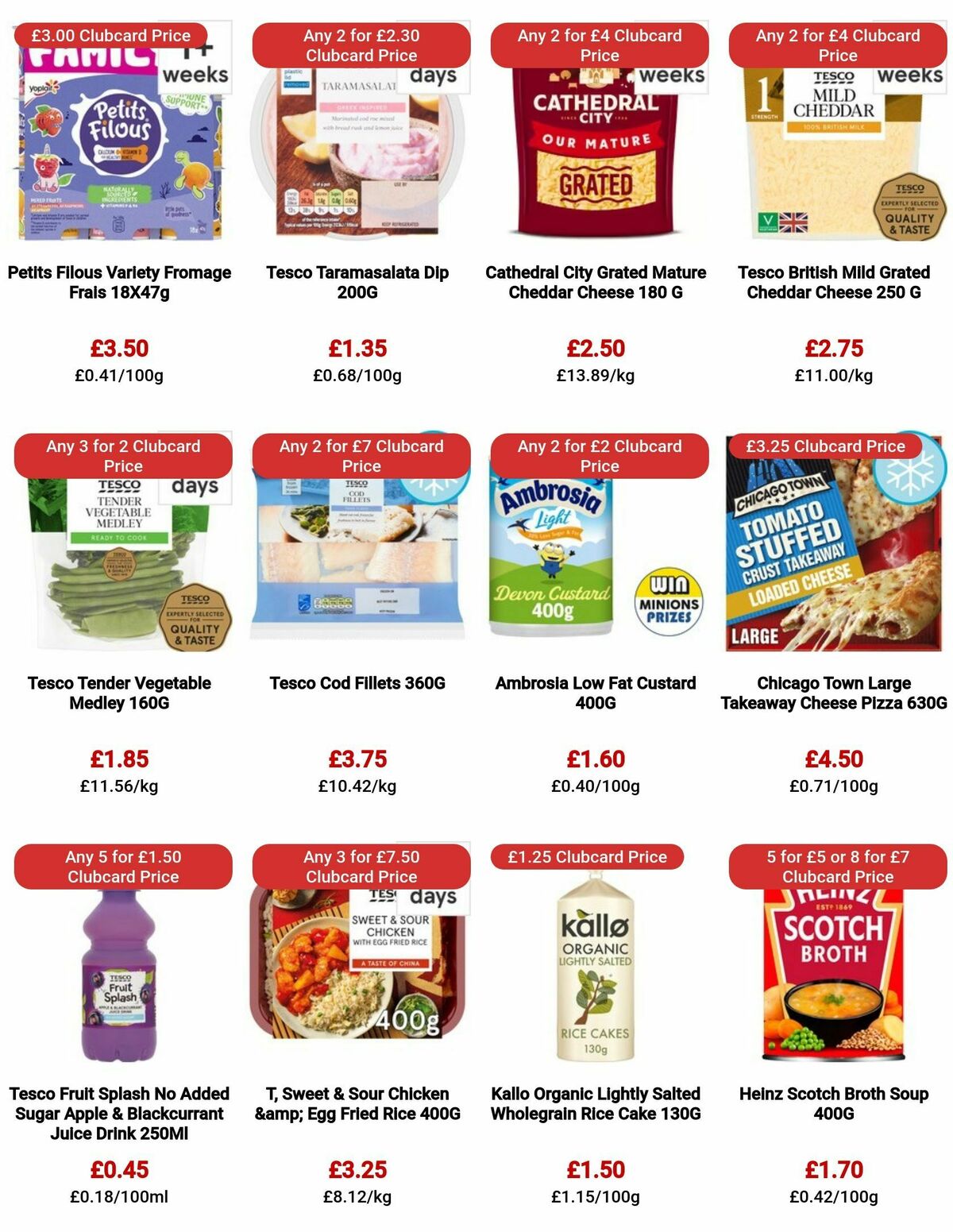 TESCO Offers from 26 October