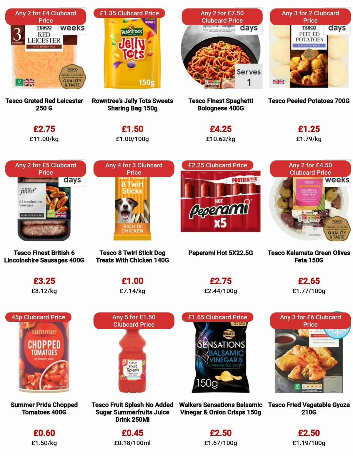 TESCO Offers from 26 October