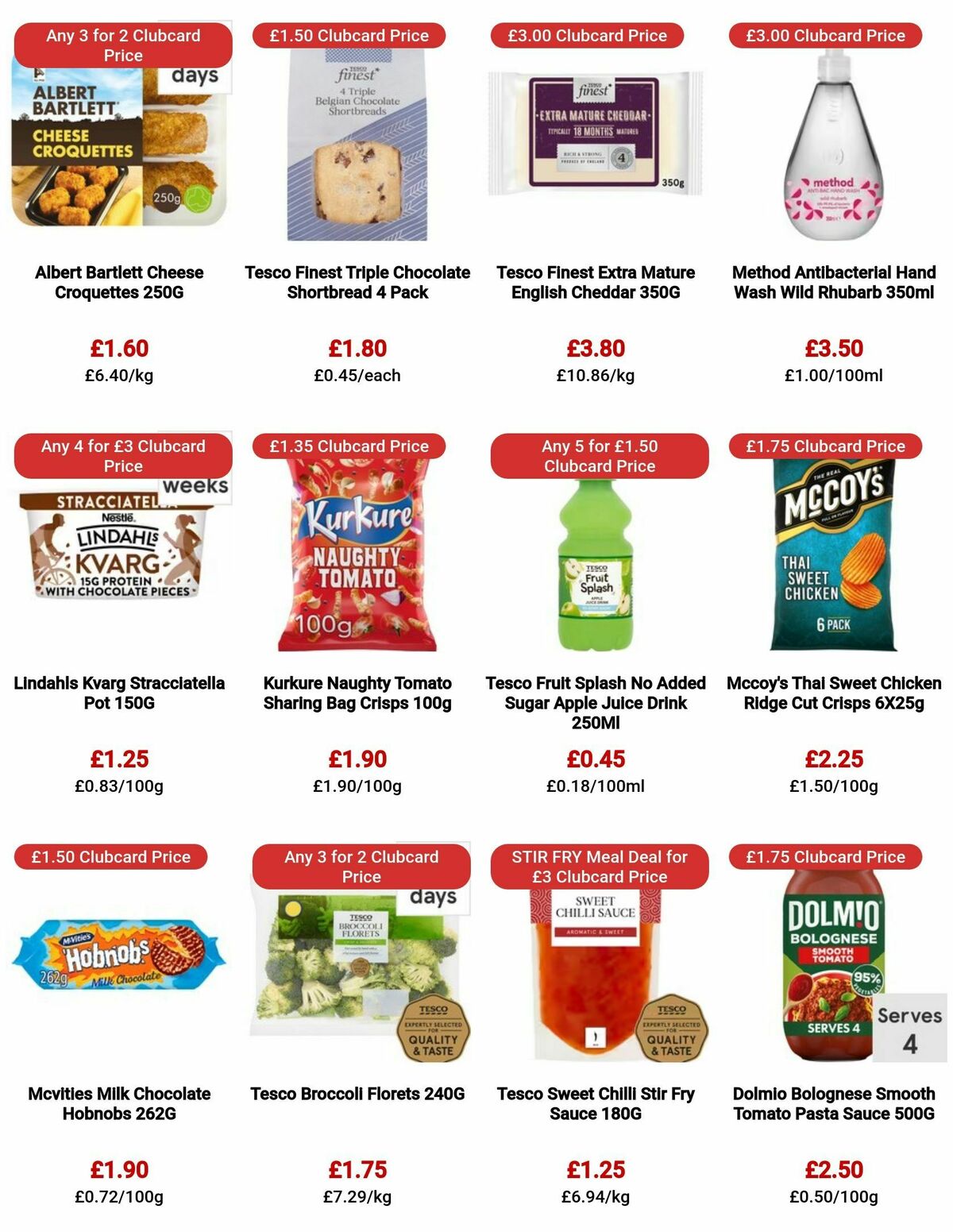 TESCO Offers from 26 October