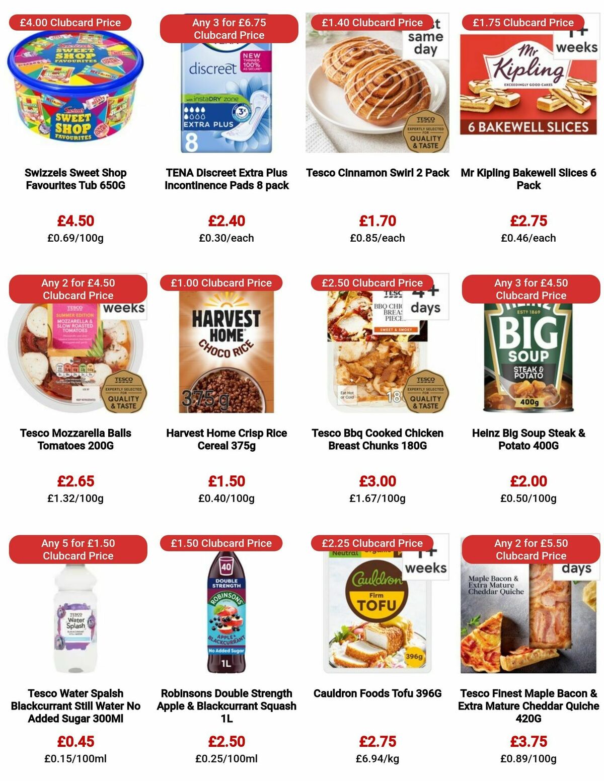 TESCO Offers from 26 October