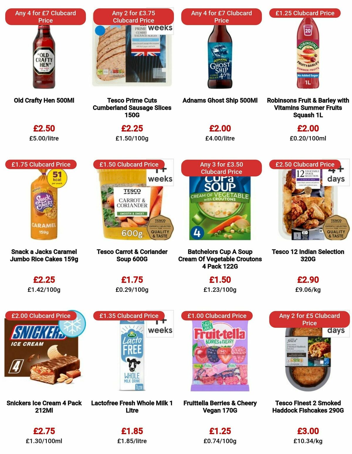 TESCO Offers from 26 October