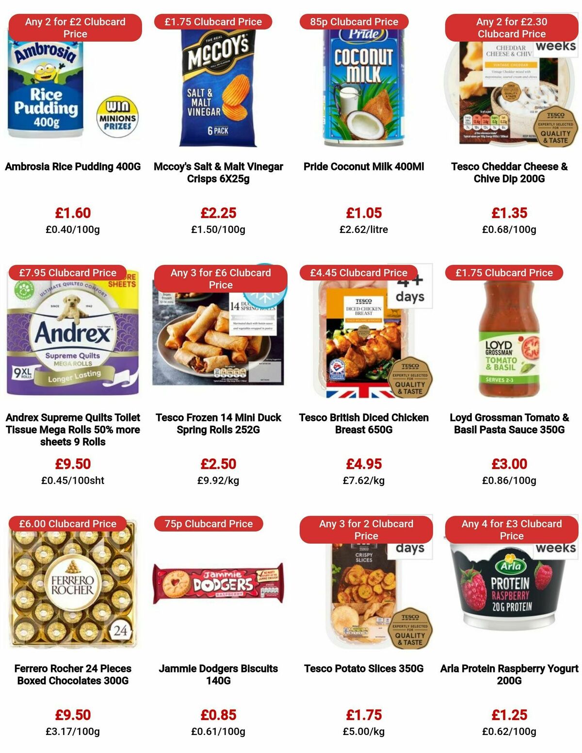 TESCO Offers from 2 November