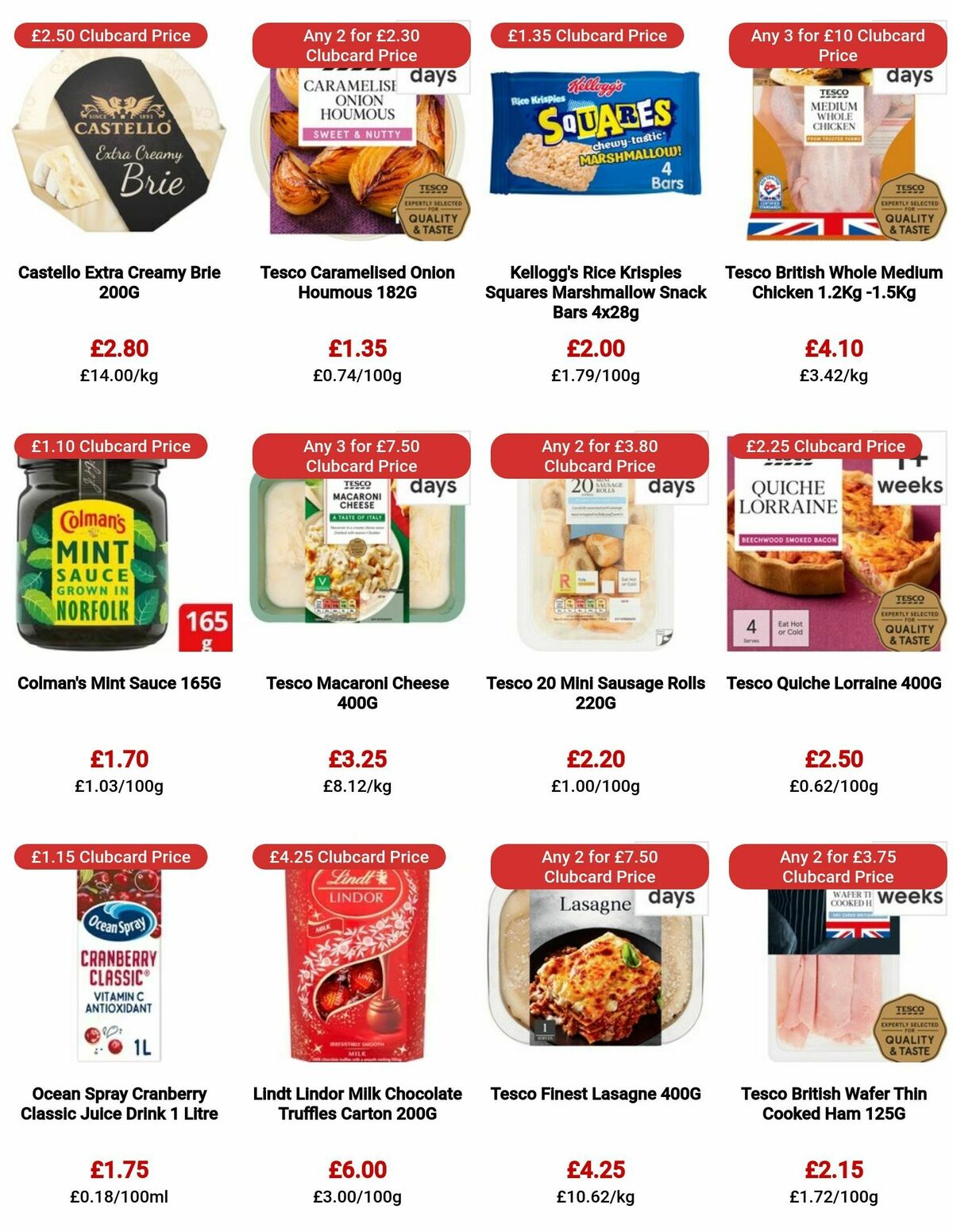 TESCO Offers from 2 November