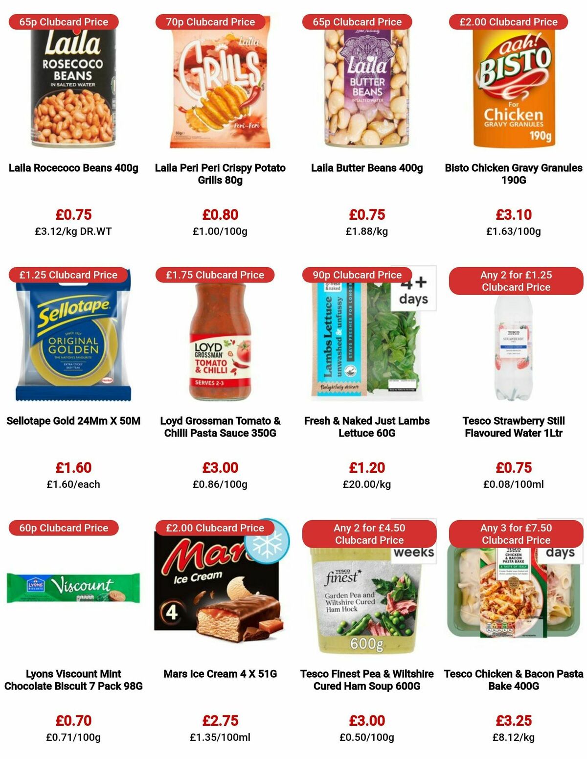 TESCO Offers from 2 November