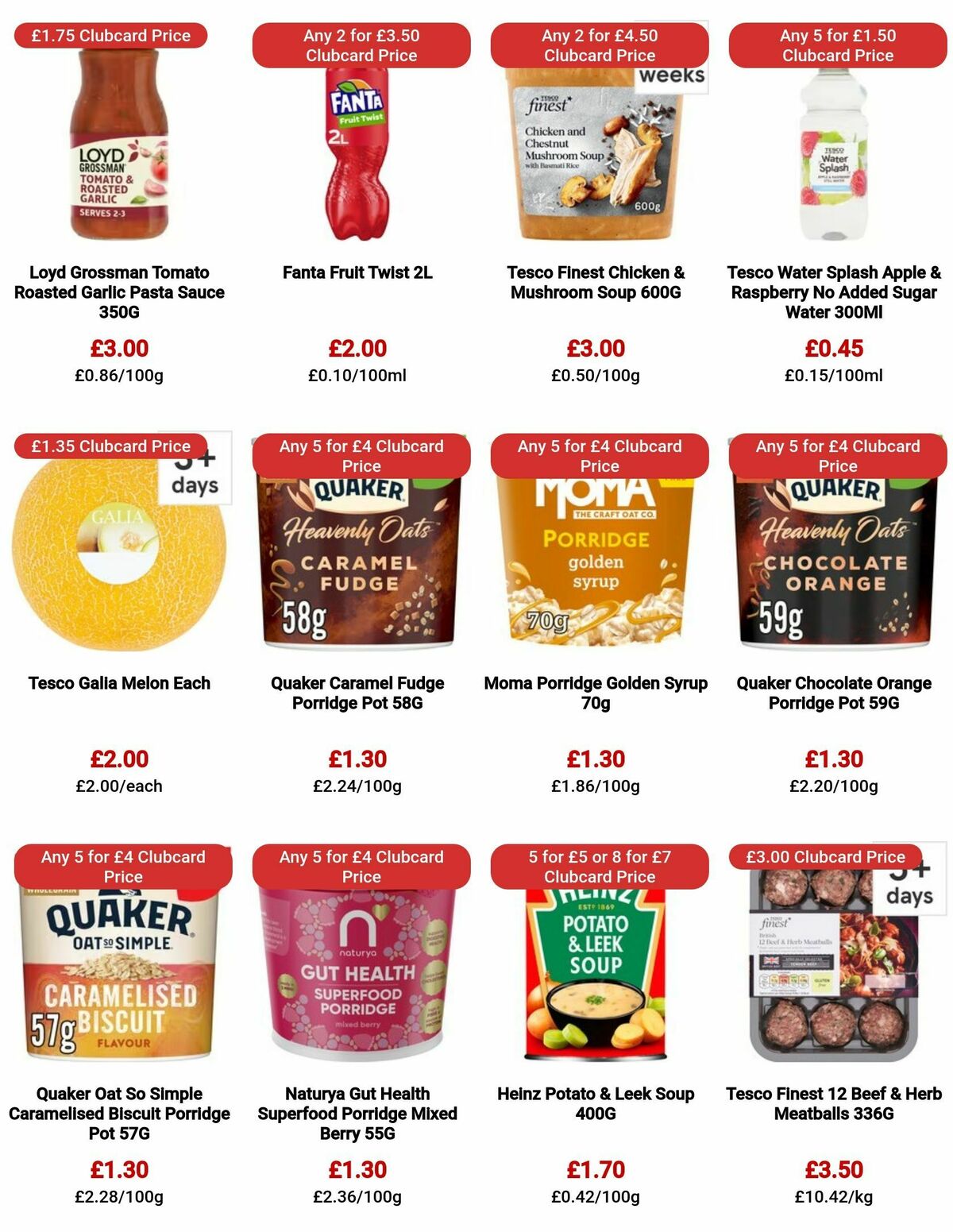 TESCO Offers from 2 November