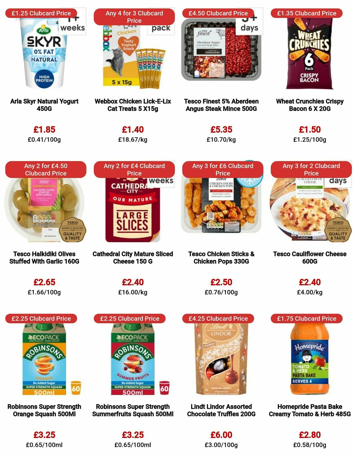 TESCO Offers from 2 November