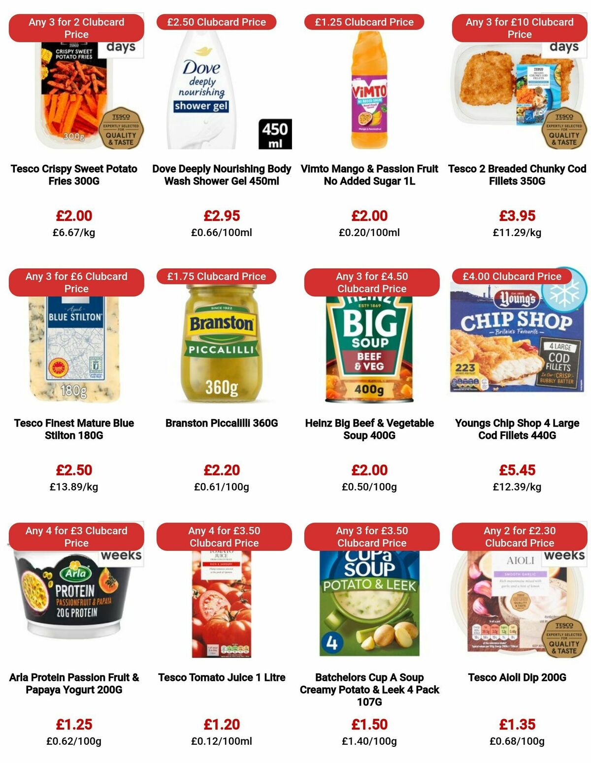 TESCO Offers from 2 November