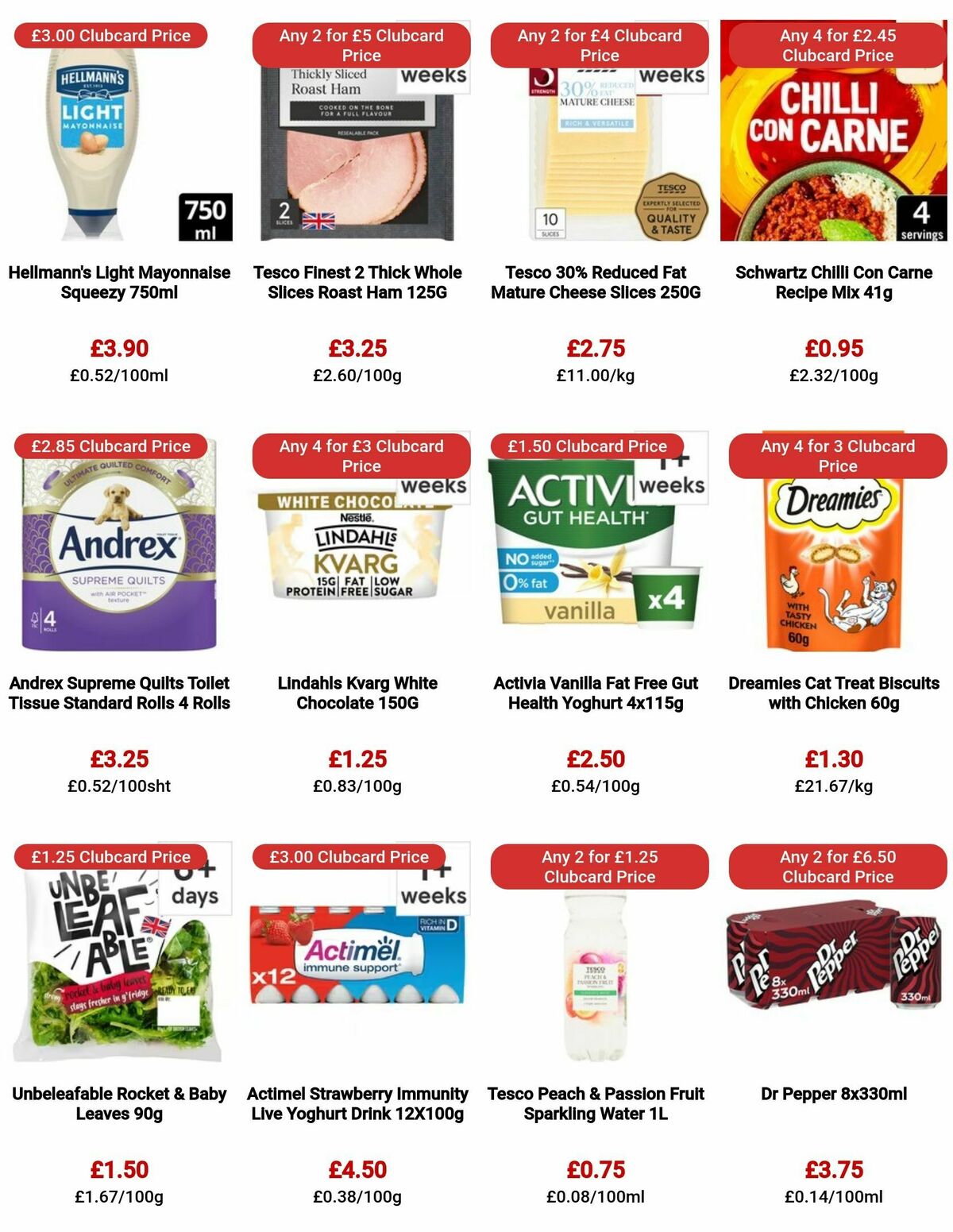 TESCO Offers from 2 November