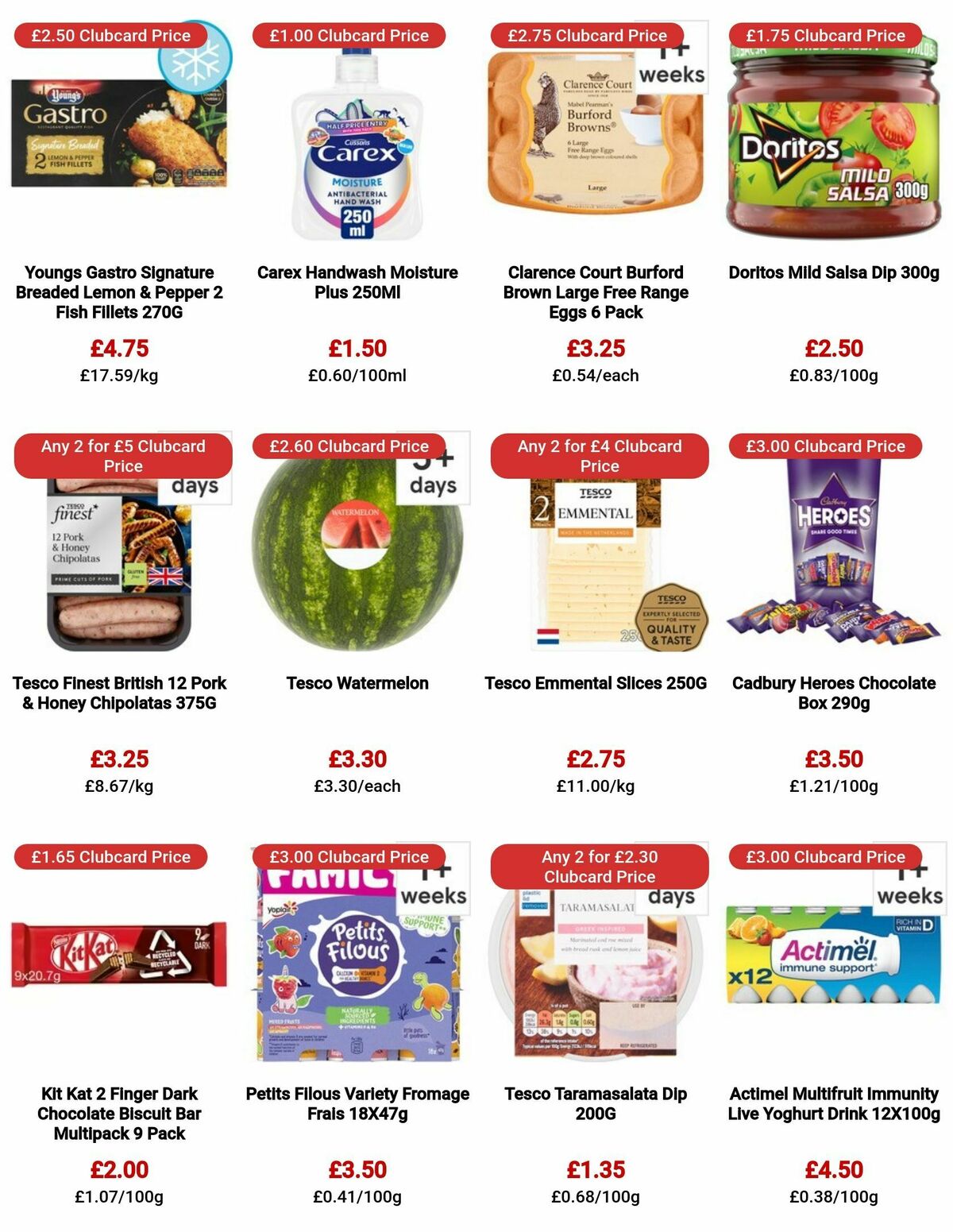 TESCO Offers from 2 November