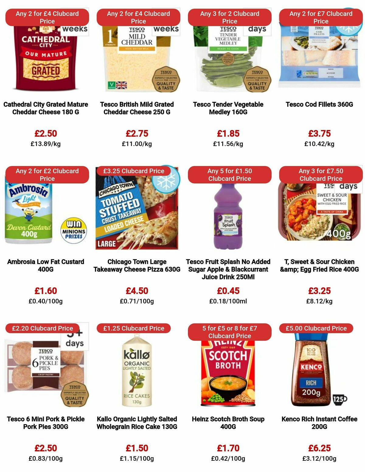 TESCO Offers from 2 November