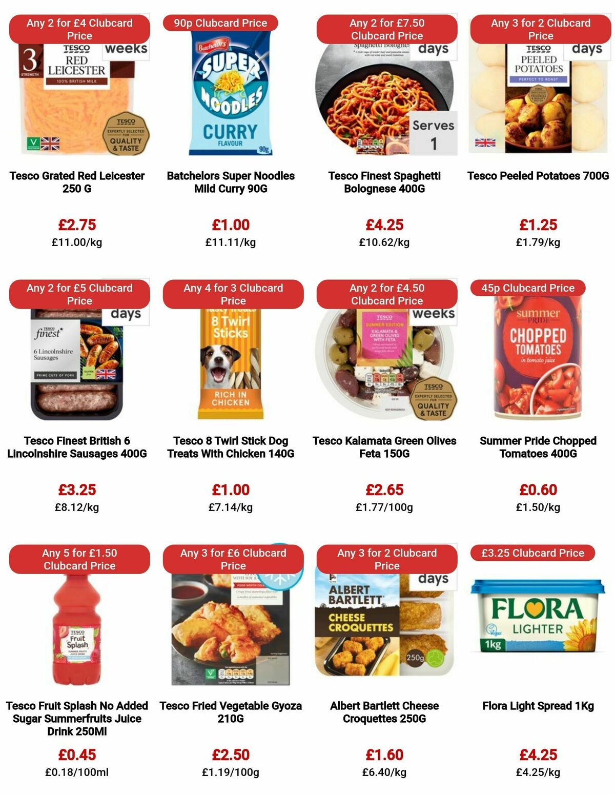 TESCO Offers from 2 November