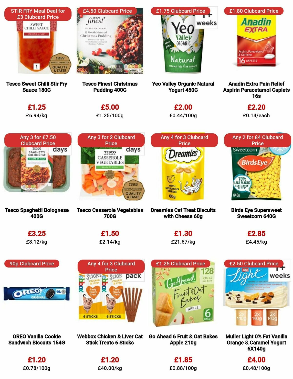 TESCO Offers from 2 November