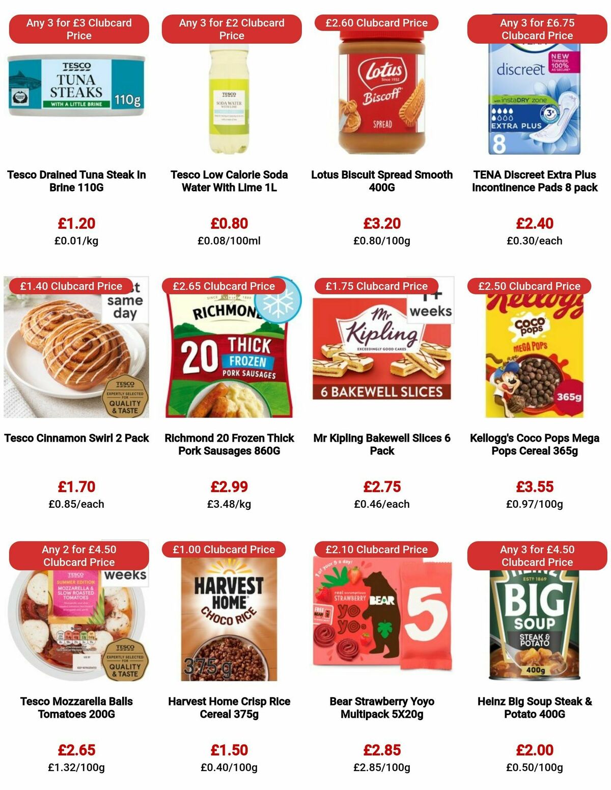 TESCO Offers from 2 November