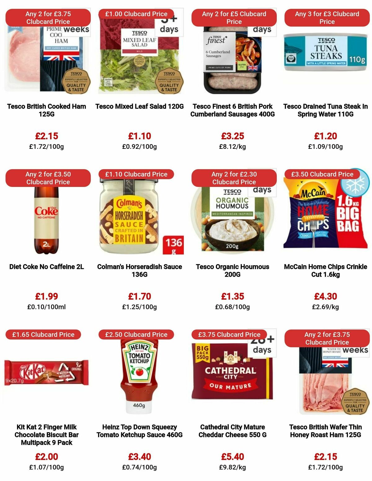 TESCO Offers from 2 November