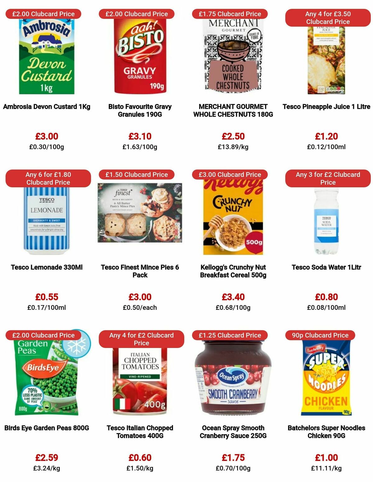 TESCO Offers from 2 November