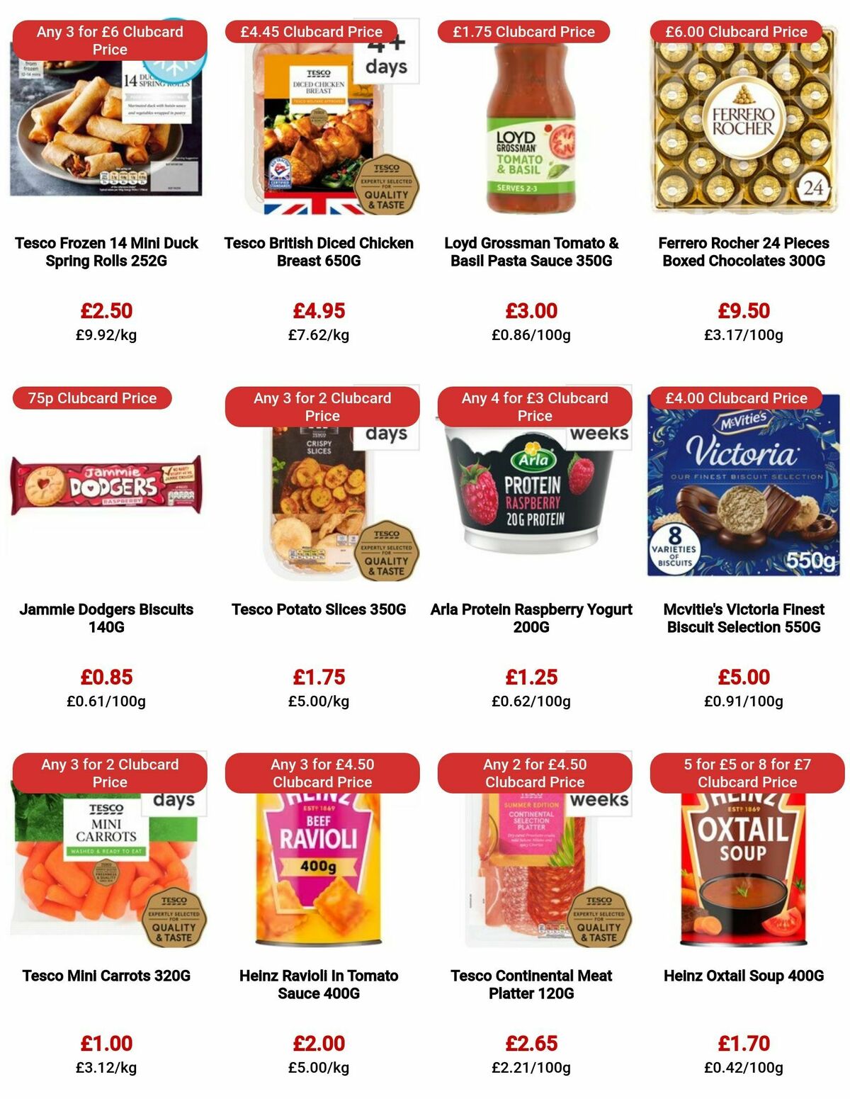 TESCO Offers from 9 November