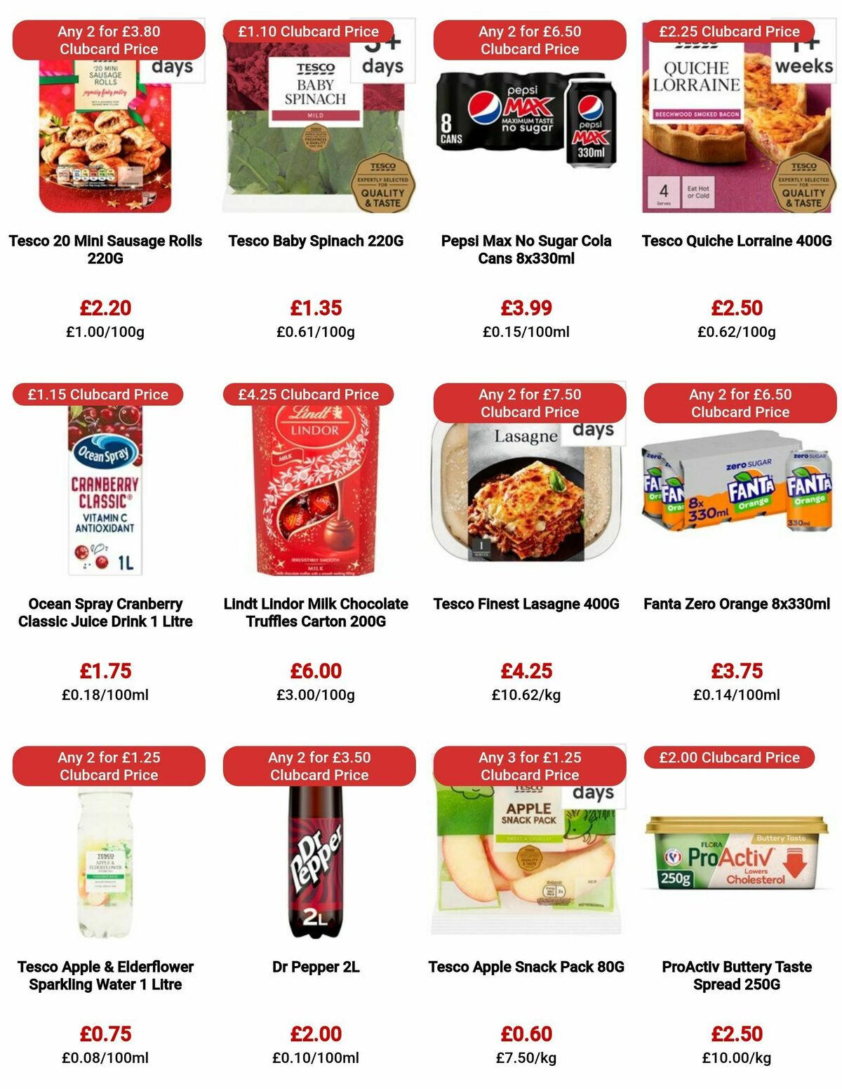 TESCO Offers from 9 November