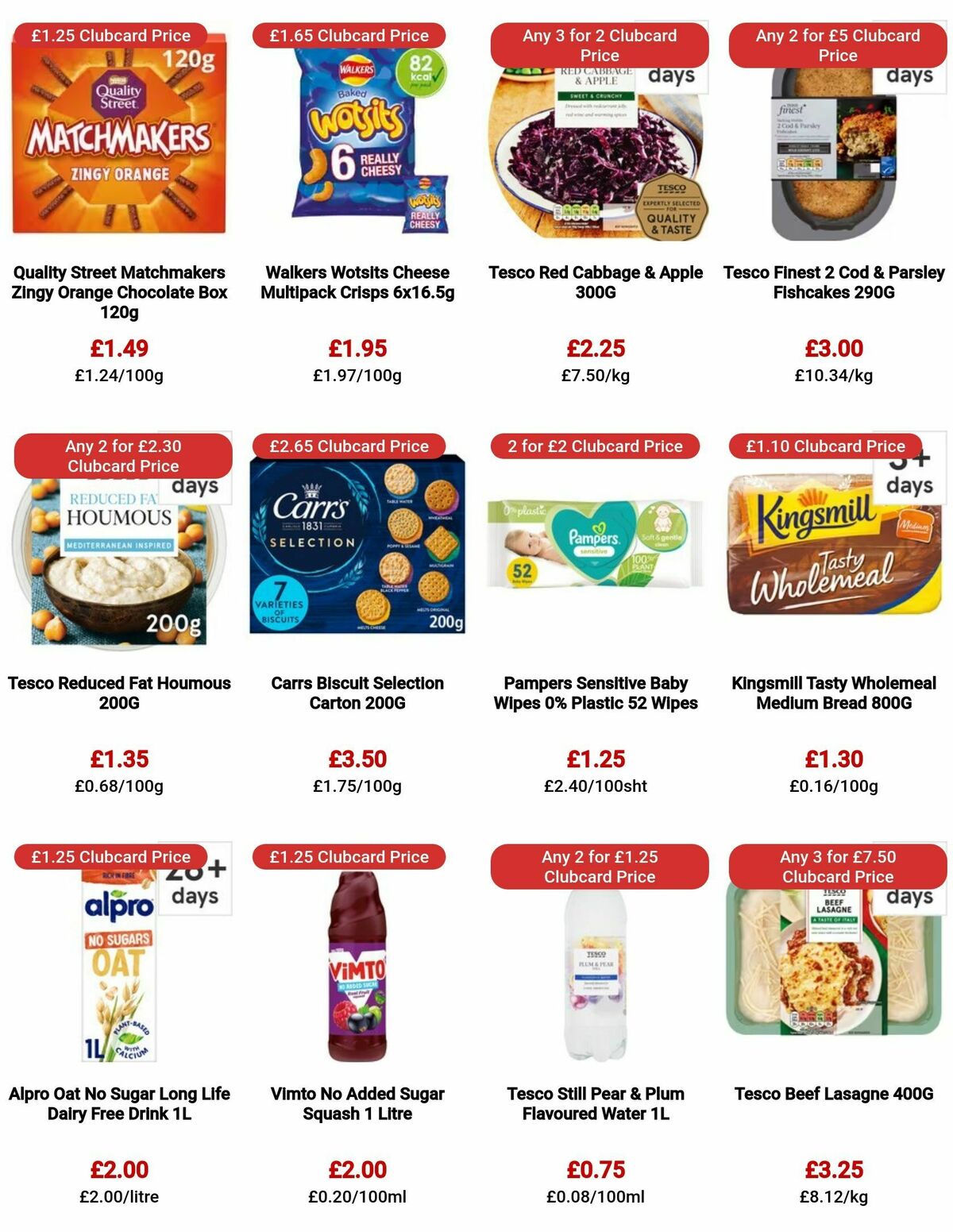 TESCO Offers from 9 November