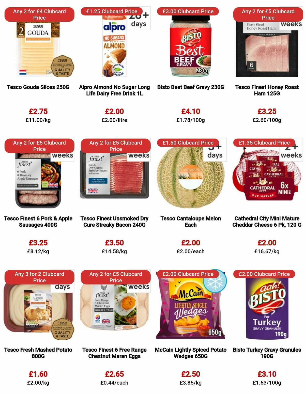 TESCO Offers from 9 November