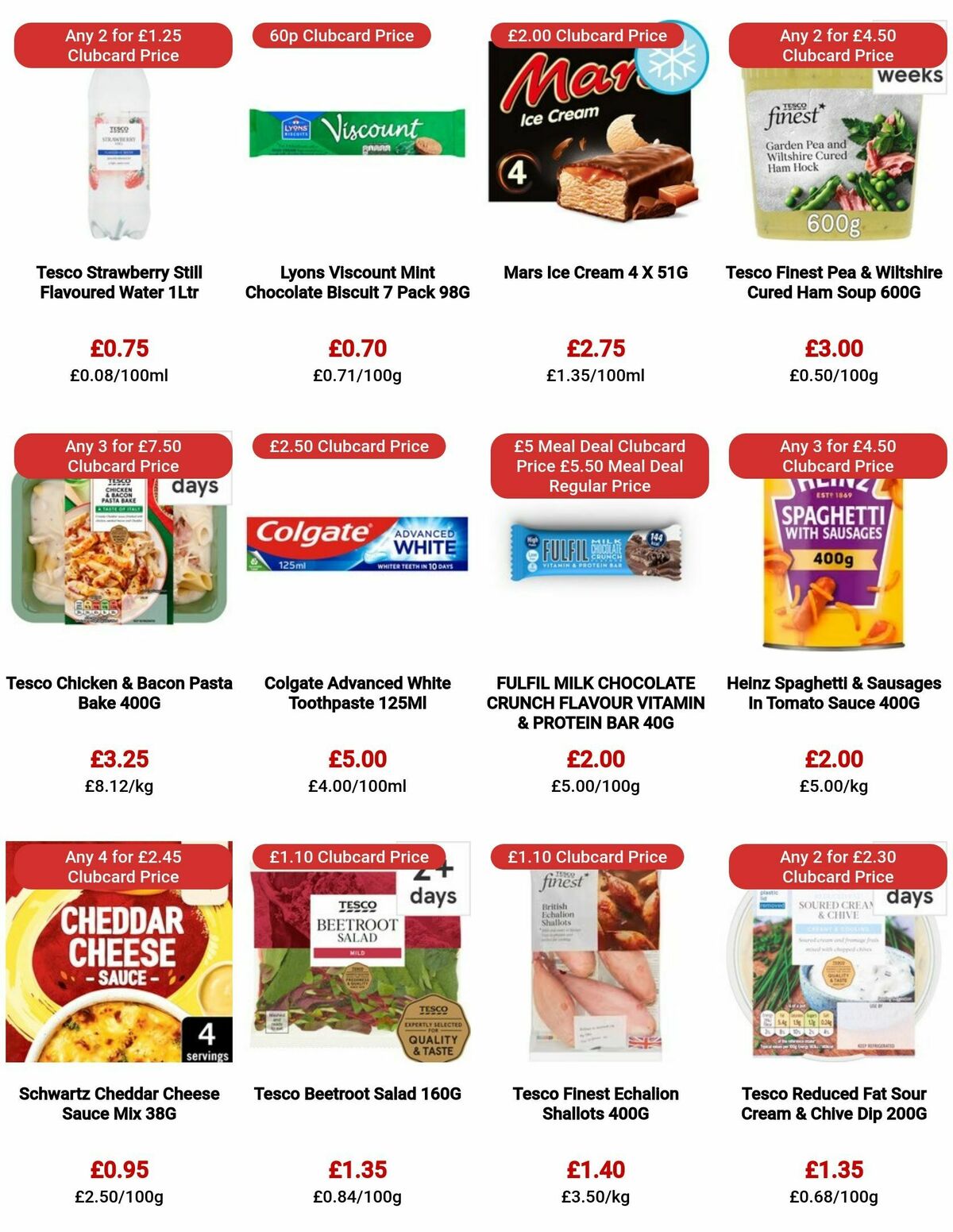 TESCO Offers from 9 November