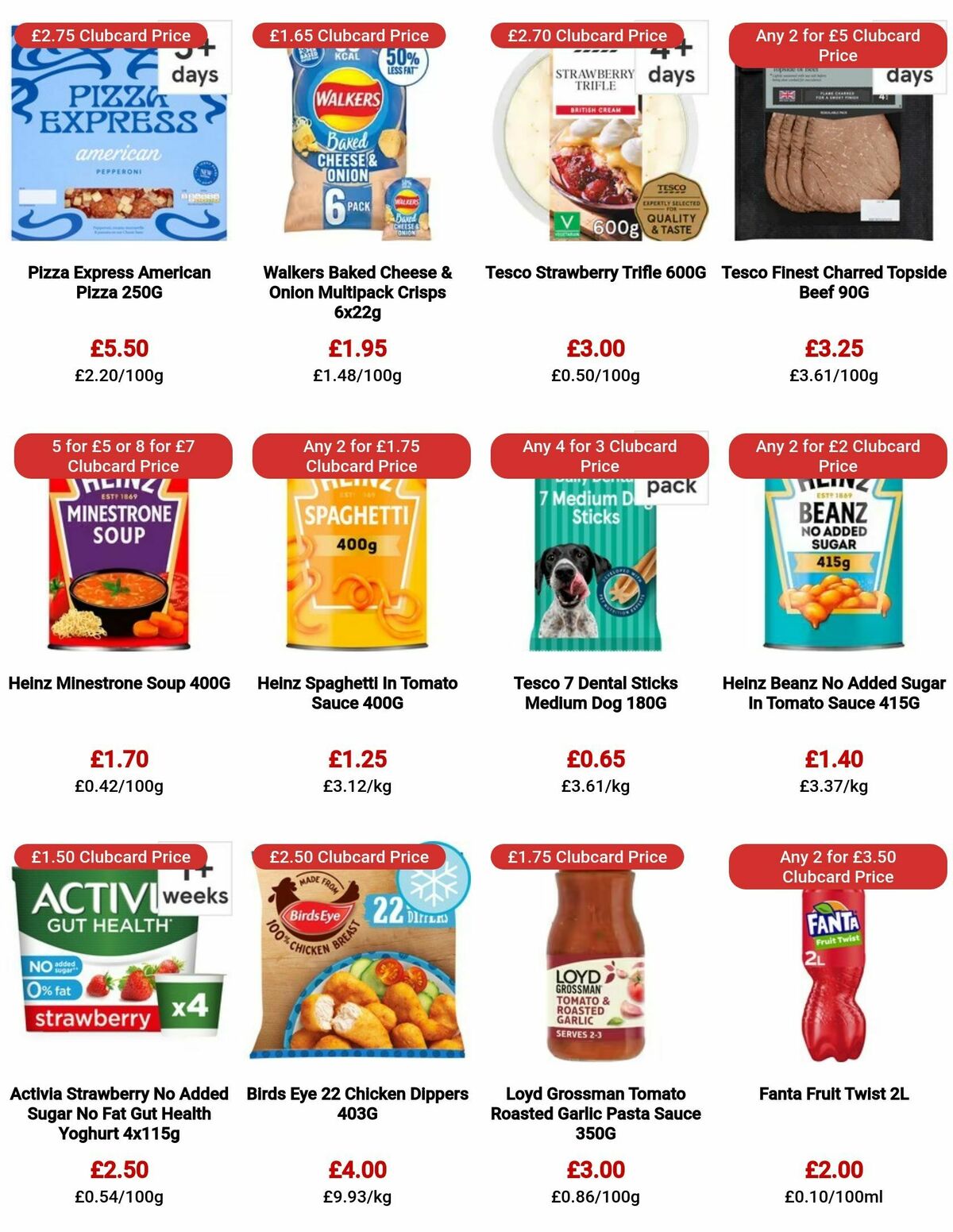 TESCO Offers from 9 November