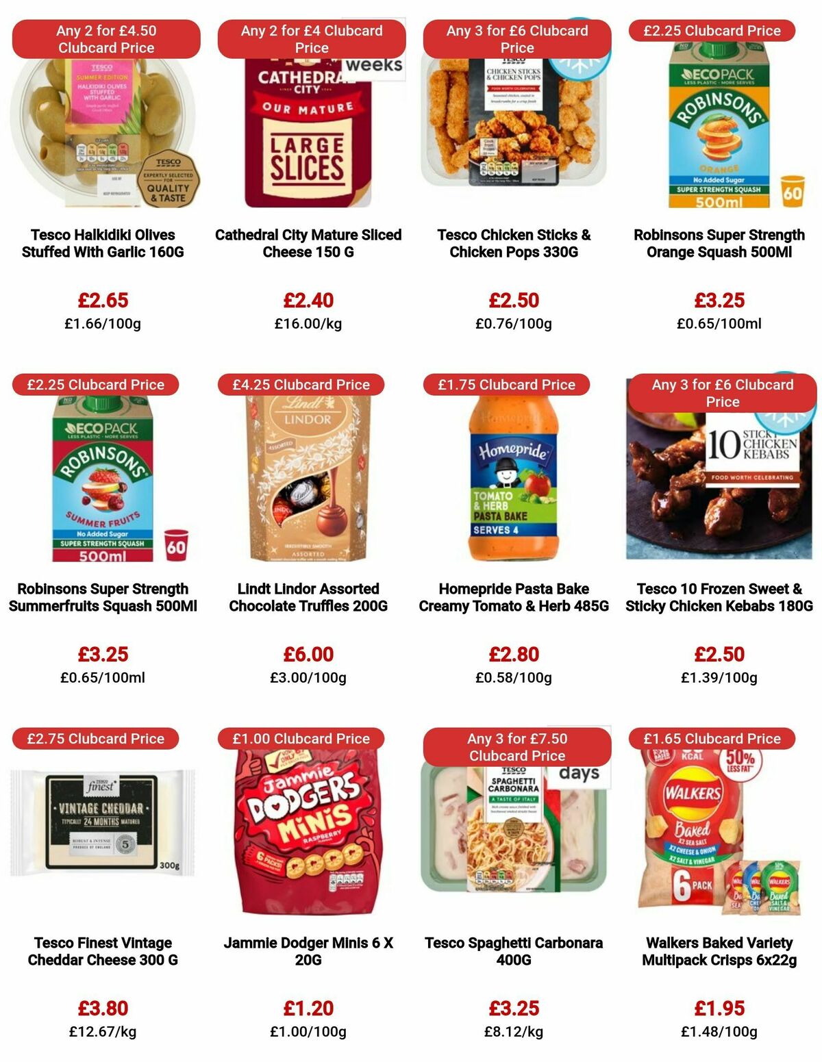 TESCO Offers from 9 November