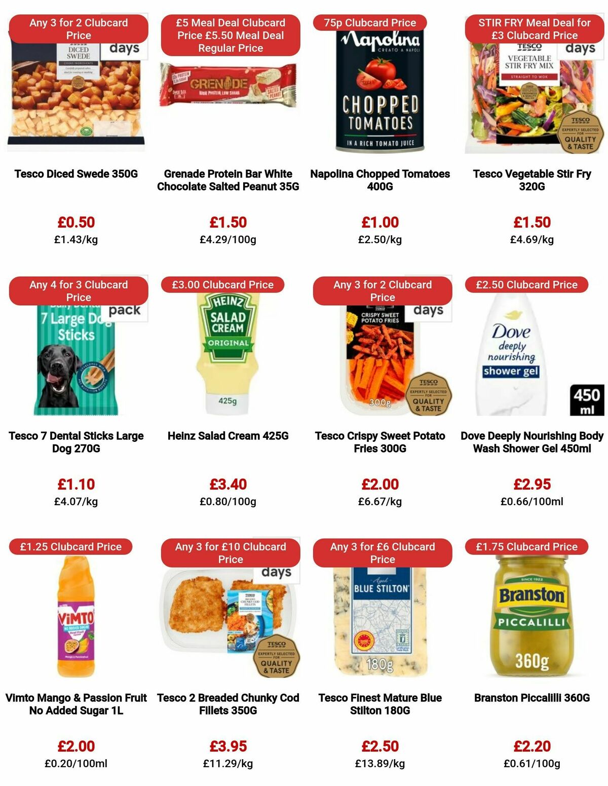 TESCO Offers from 9 November