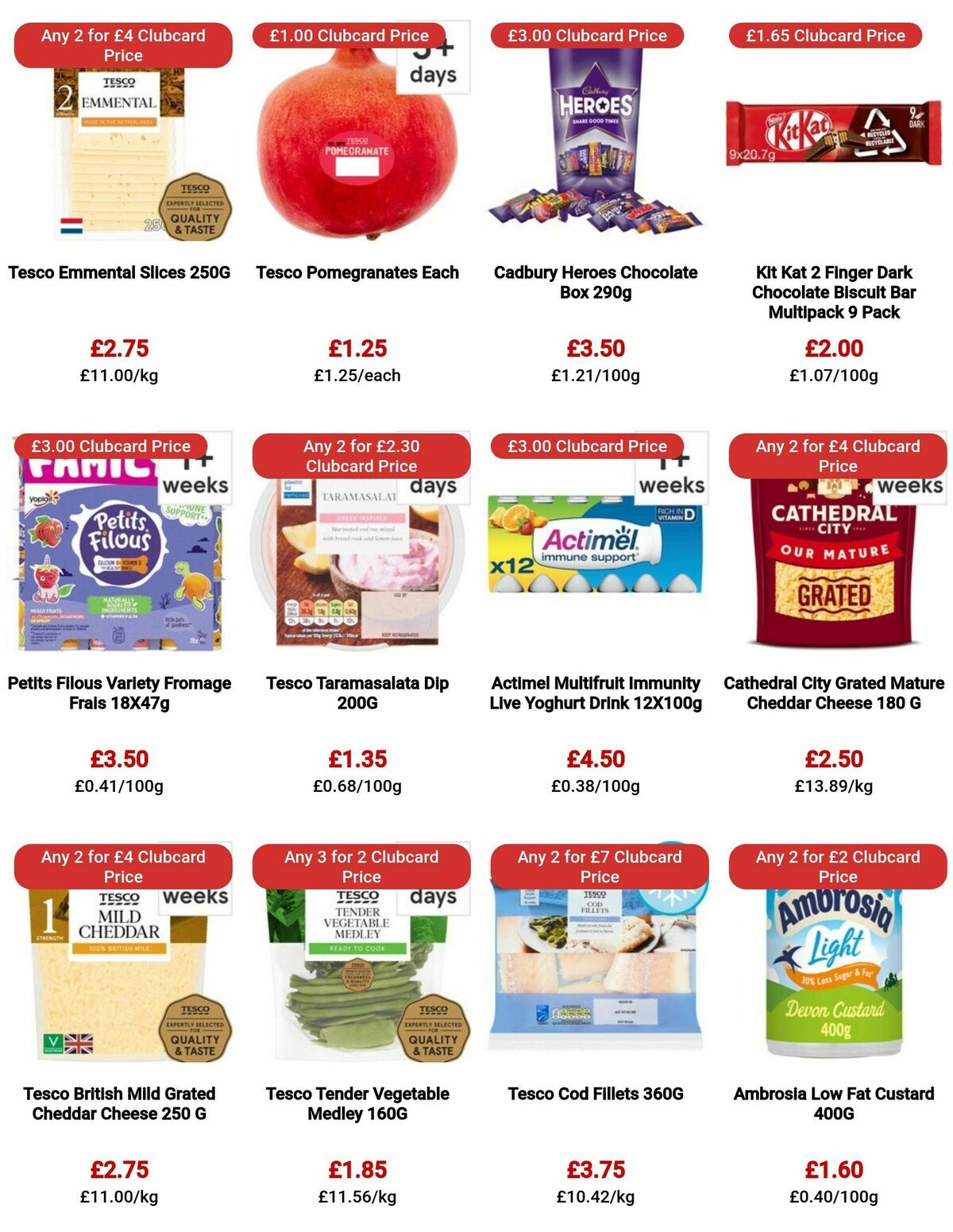 TESCO Offers from 9 November