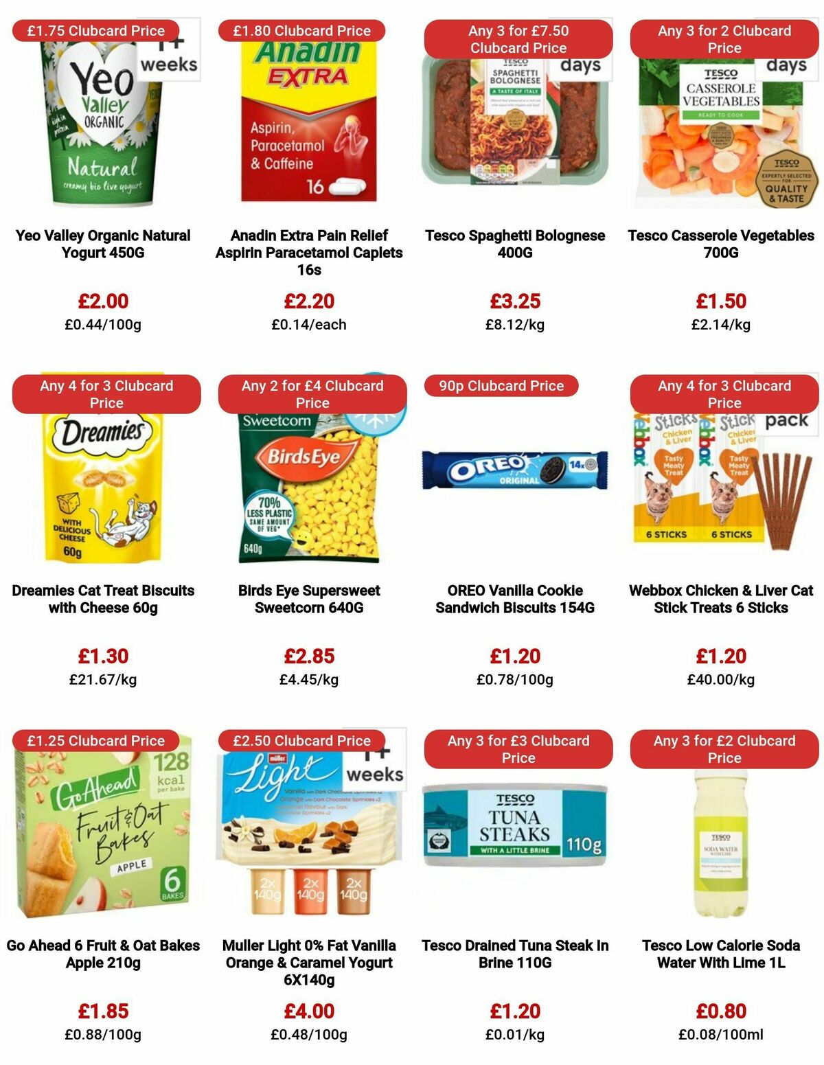 TESCO Offers from 9 November