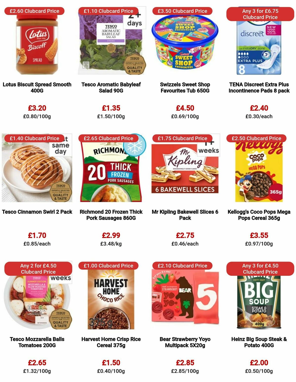 TESCO Offers from 9 November