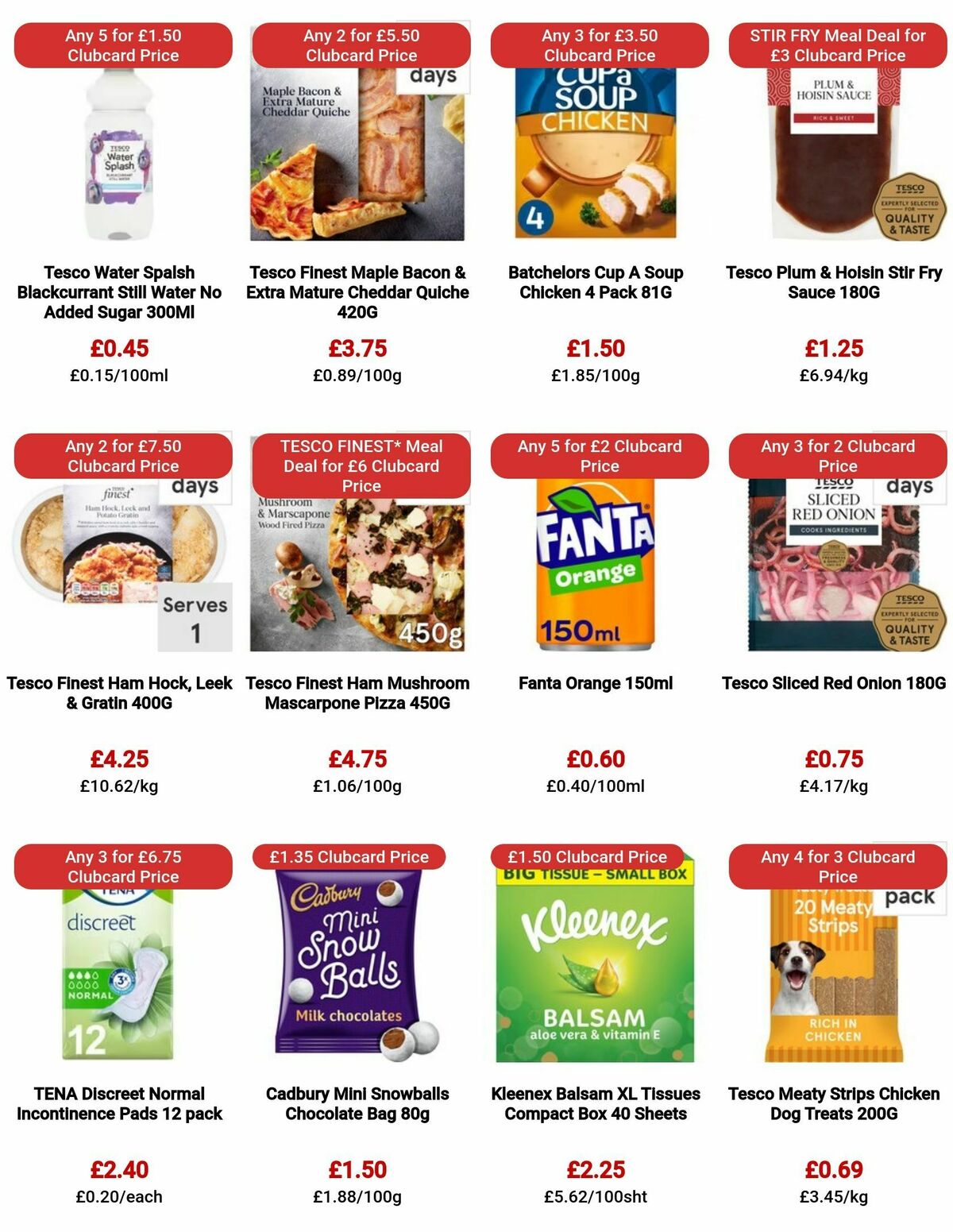 TESCO Offers from 9 November