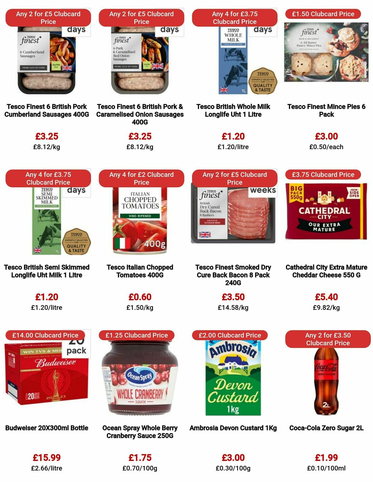 TESCO Offers from 9 November