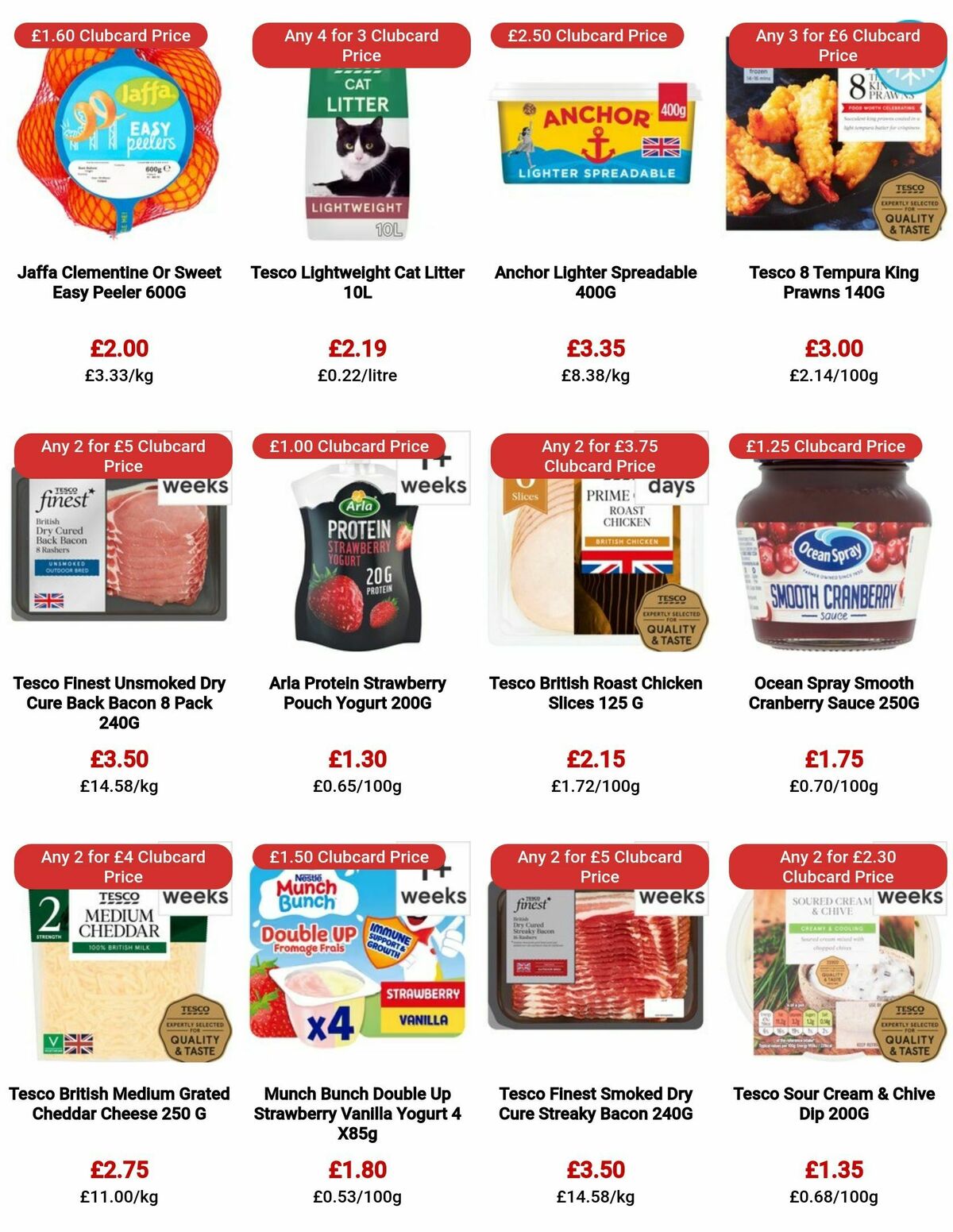 TESCO Offers from 9 November