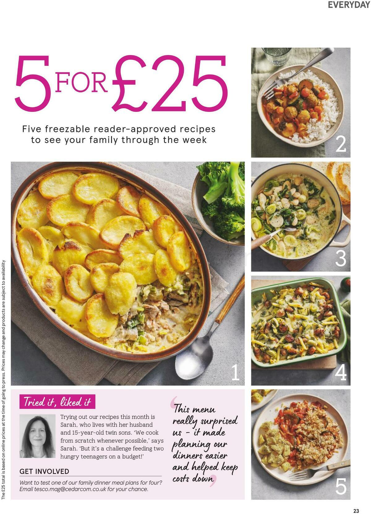 TESCO Magazine November Offers from 10 November