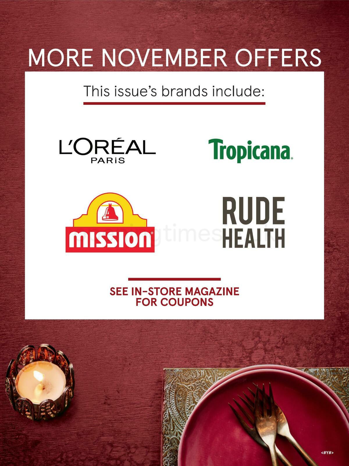 TESCO Magazine November Offers from 10 November