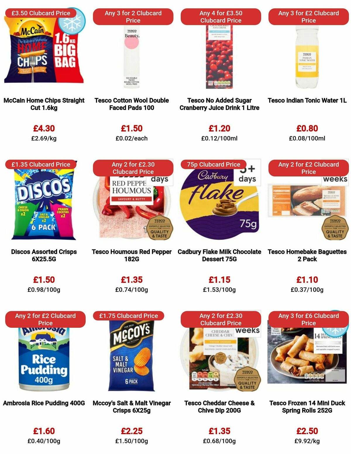 TESCO Offers from 16 November