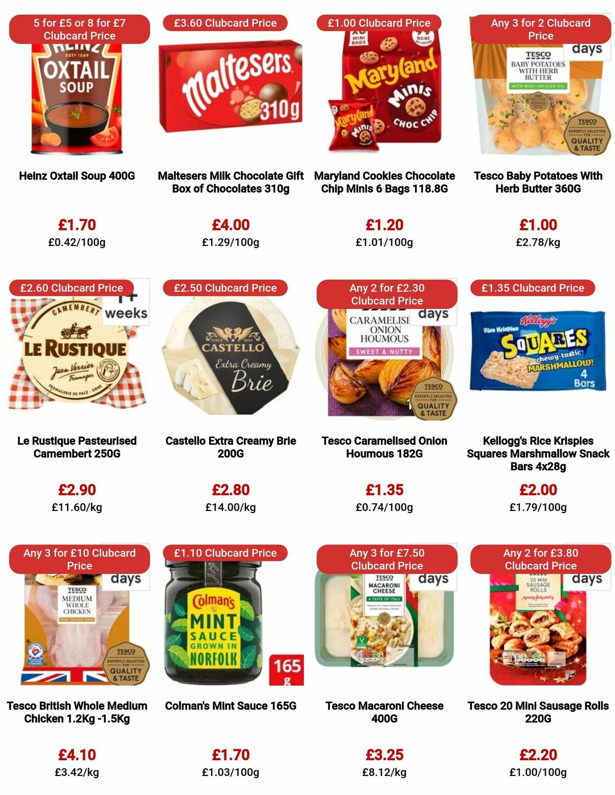 TESCO Offers from 16 November