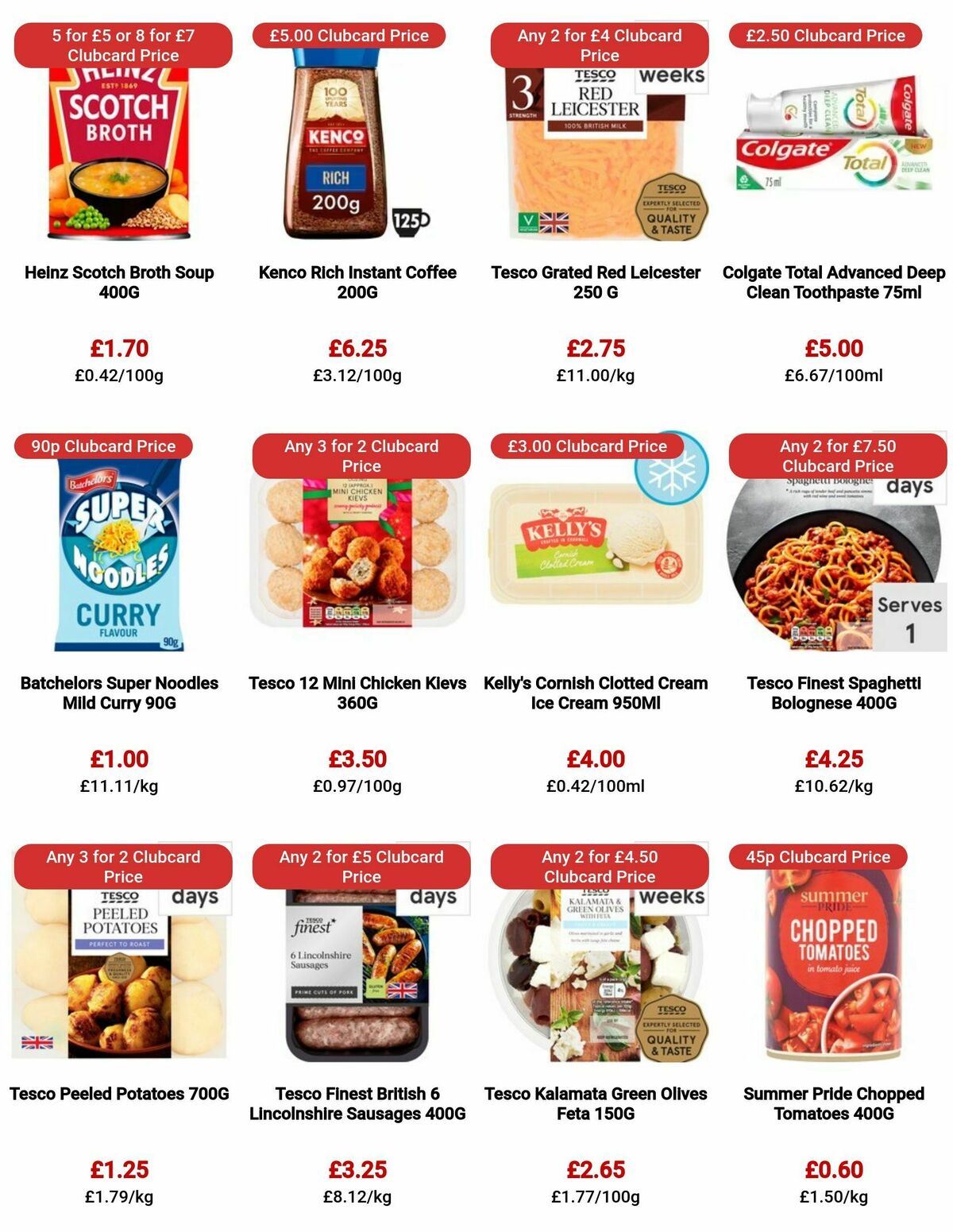 TESCO Offers from 16 November