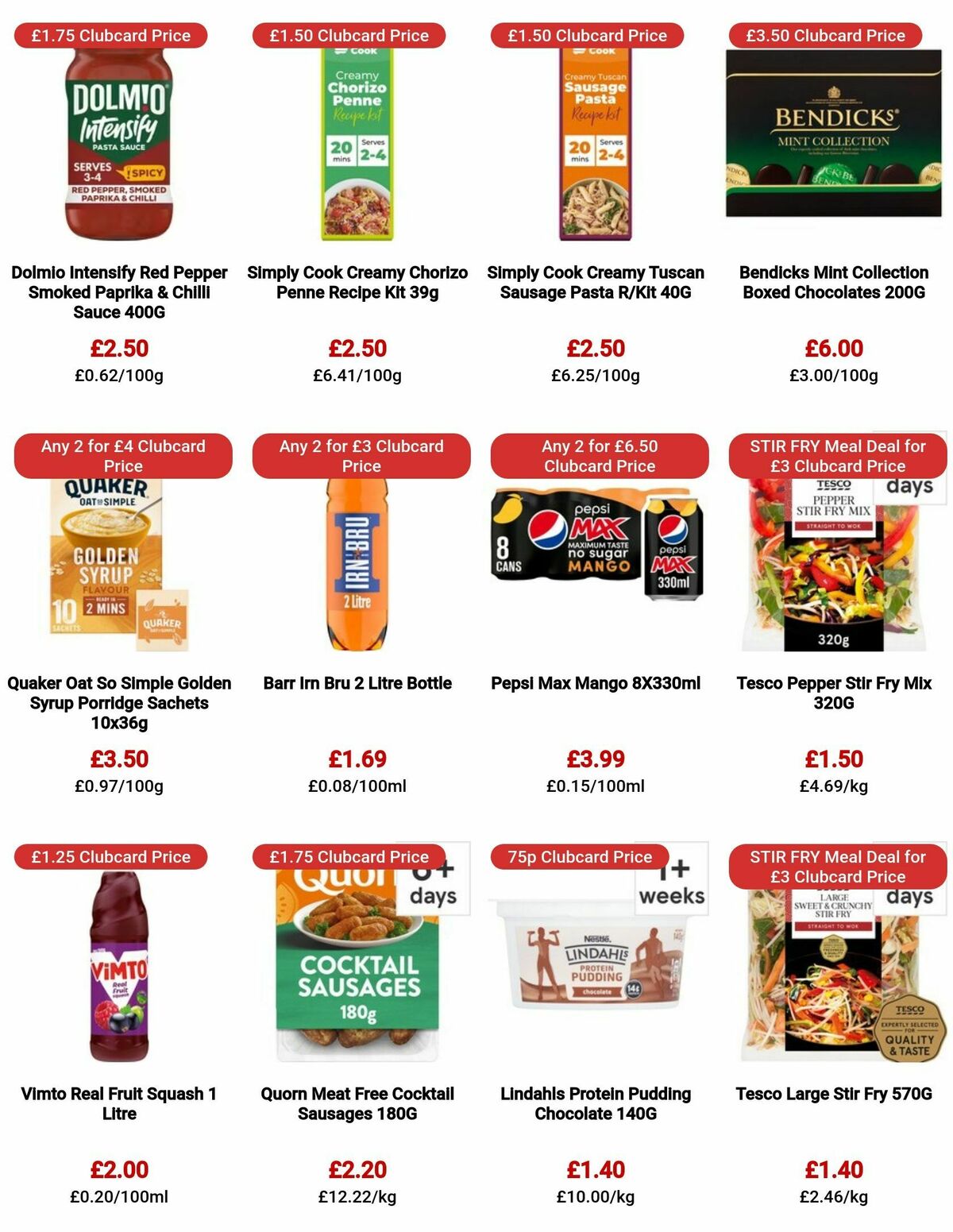 TESCO Offers from 16 November