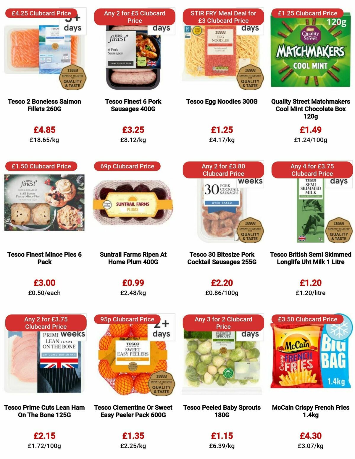 TESCO Offers from 16 November