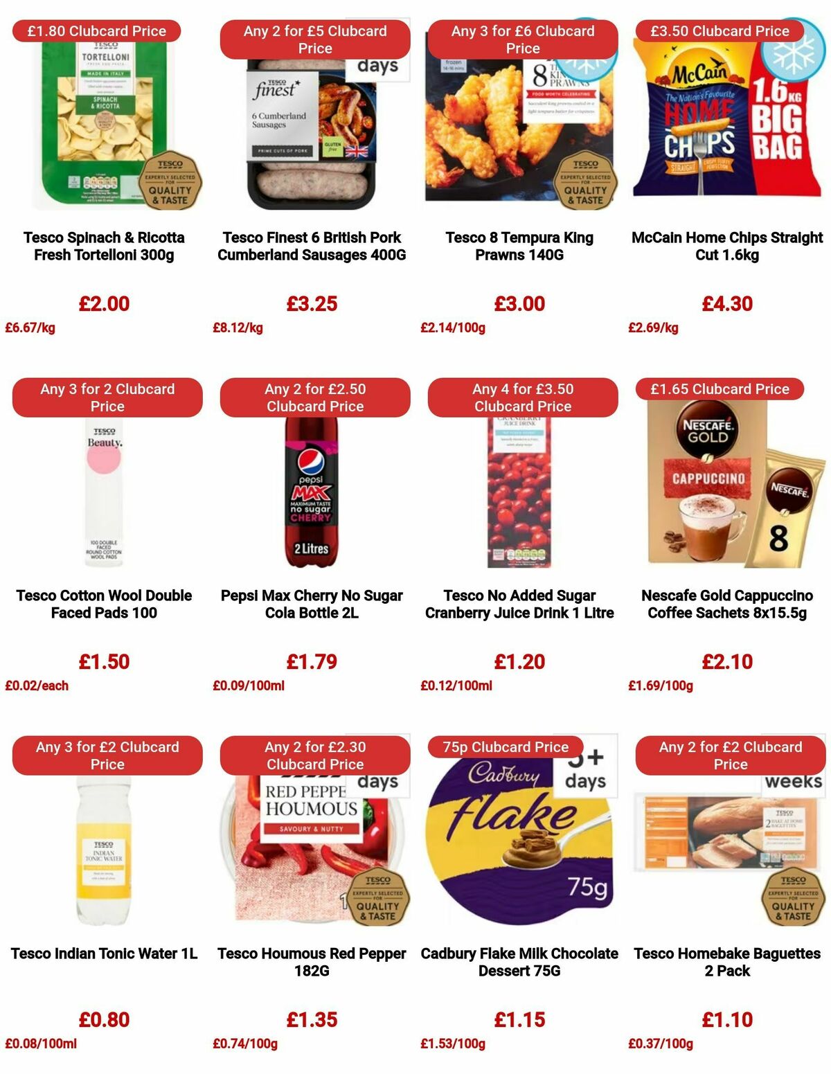 TESCO Offers from 30 November