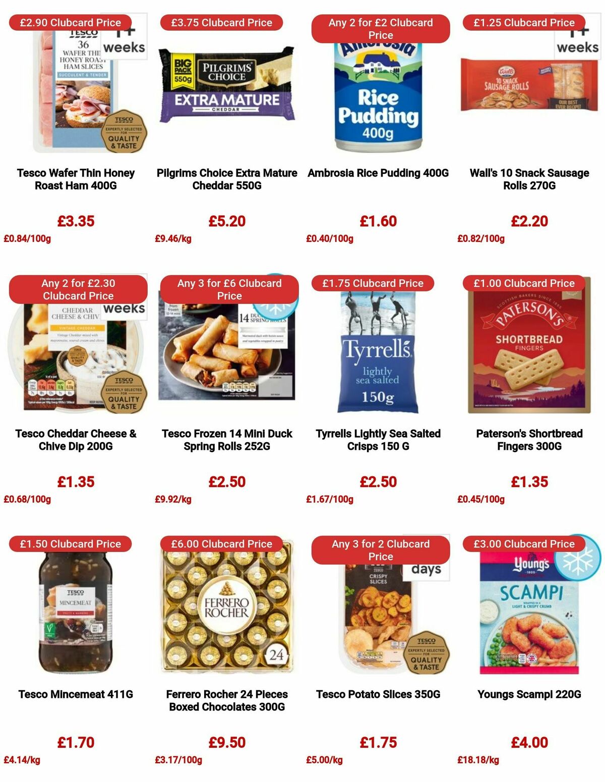 TESCO Offers from 30 November