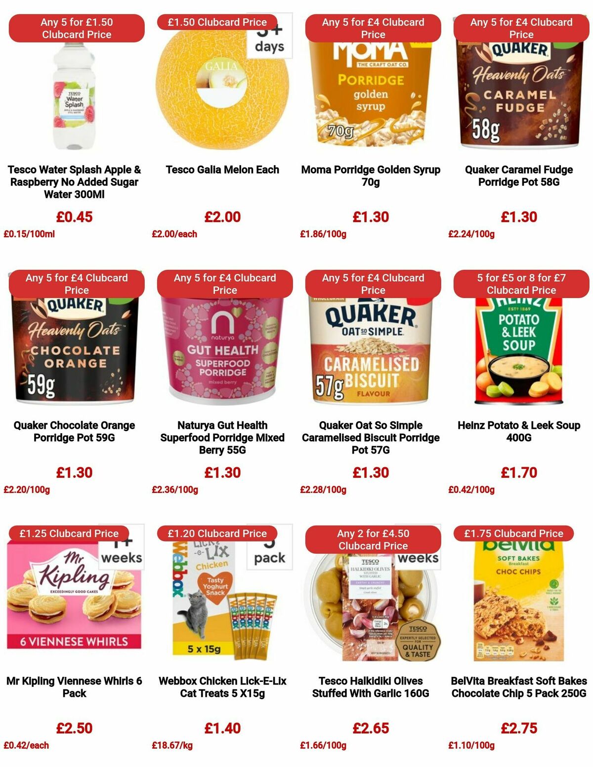 TESCO Offers from 30 November