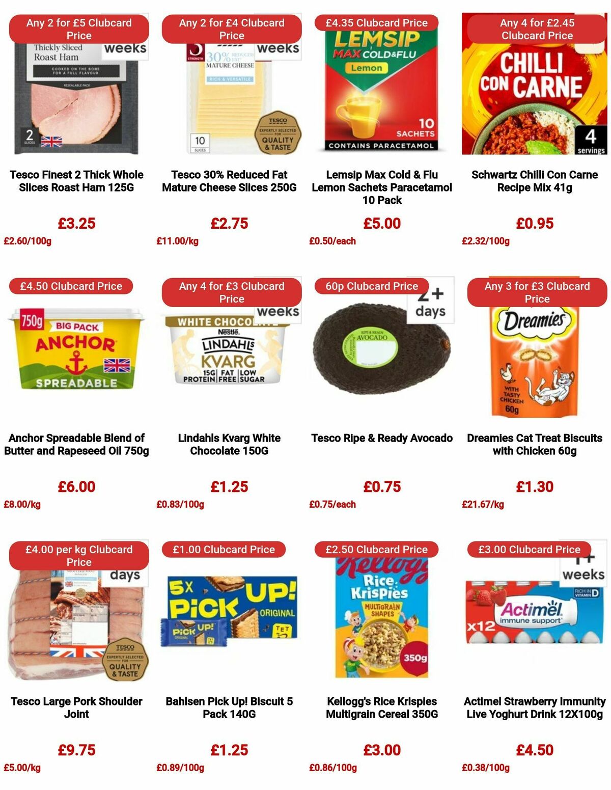 TESCO Offers from 30 November